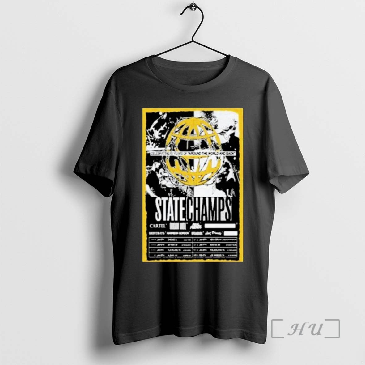 Limited Edition State Champs Around The World And Back Tour 2026 Globe Tee Shirt Sweater