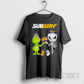 Limited Edition Subway X Grinch And Jack Skellington Fist Bump Uniwilling Friends Graphic