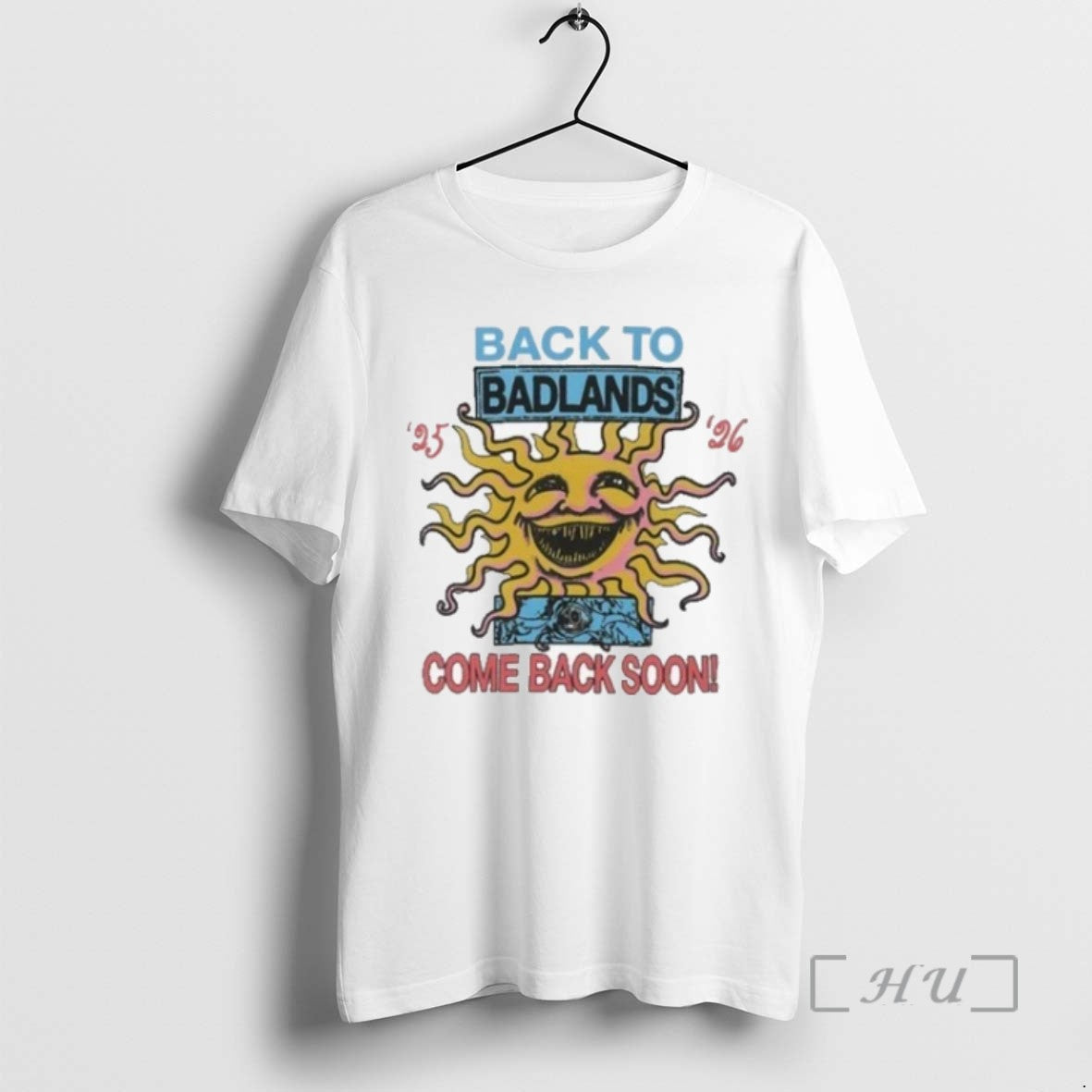 Limited Edition Sun Back To Badlands Come Back Soon Tour 2025 2026 Tee Shirt Sweater