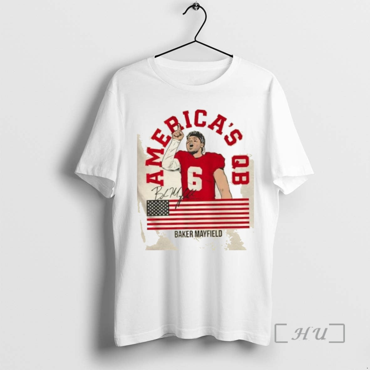 Limited Edition Tampa Bay Buccaneers Football Baker Mayfield Americas Qb Signature Tee Shirt Sweater
