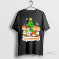 Limited Edition Texas Longhorns X The Peanuts Merry Christmas Tee Shirt Sweater