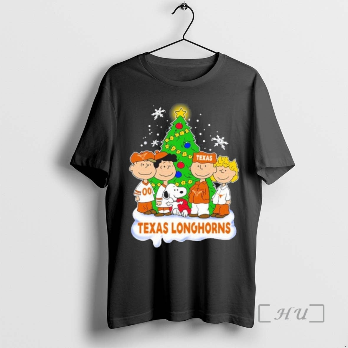 Limited Edition Texas Longhorns X The Peanuts Merry Christmas Tee Shirt Sweater