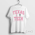 Limited Edition Texas Tech Red Raiders 2025 Supports Breast Cancer Tee Shirt Sweater