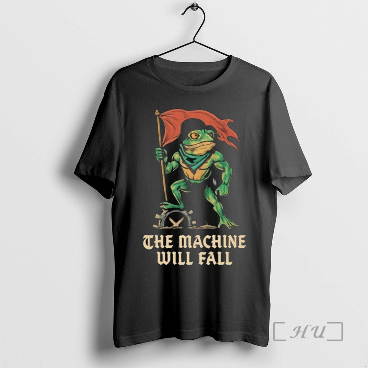 Limited Edition The Machine Will Fall Resist Portland Frog Tee Shirt Sweater