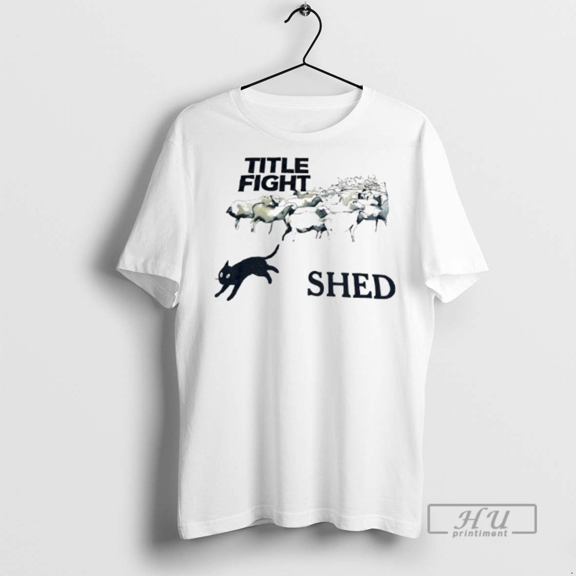 Limited Edition Title Fight Shed Sheep And Cat Graphic Tee Shirt Sweatshirt Hoodies