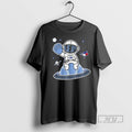 Limited Edition Toronto Blue Jays Boys Blue Space Ball Long Sleve Graphic Tee Shirt