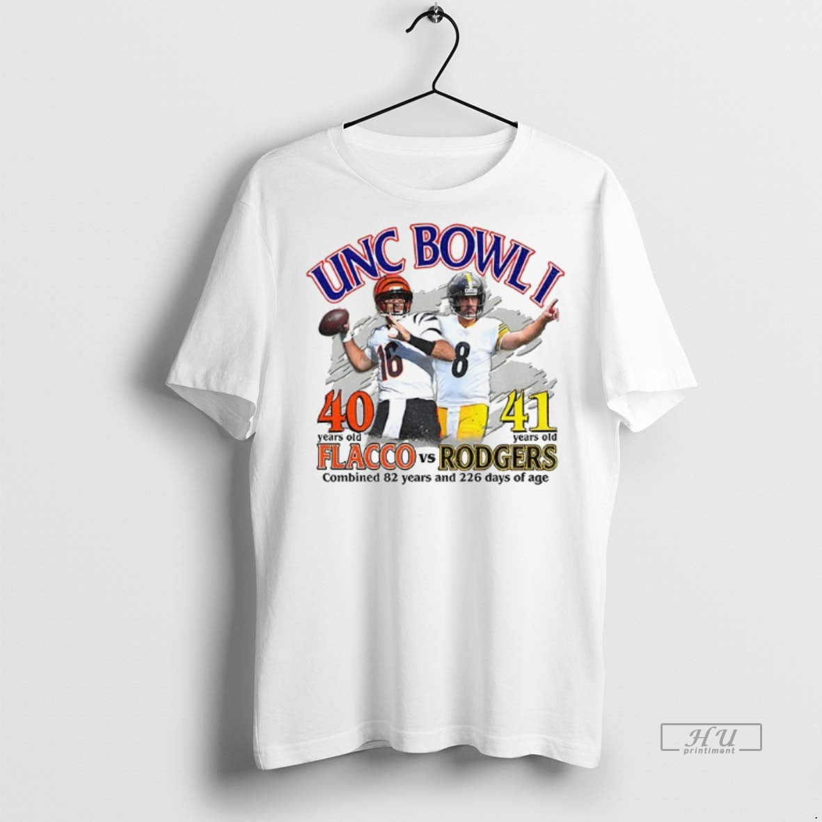 Limited Edition Unc Bowl I Joe Flacco 40 Vs Aaron Rodgers 41 Combined 82 Years