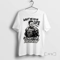 Limited Edition What We Do In Life Echoes For Eternity Gladiator Quote Tee Shirt Sweater