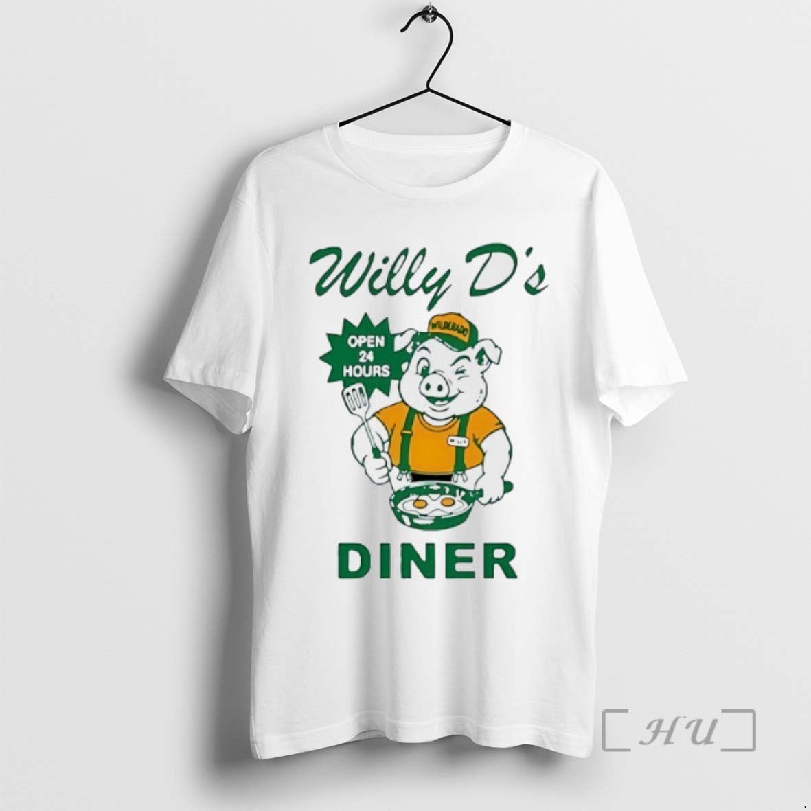 Limited Edition Willy Ds Diner Open 24 Hours Tee Shirt Sweater