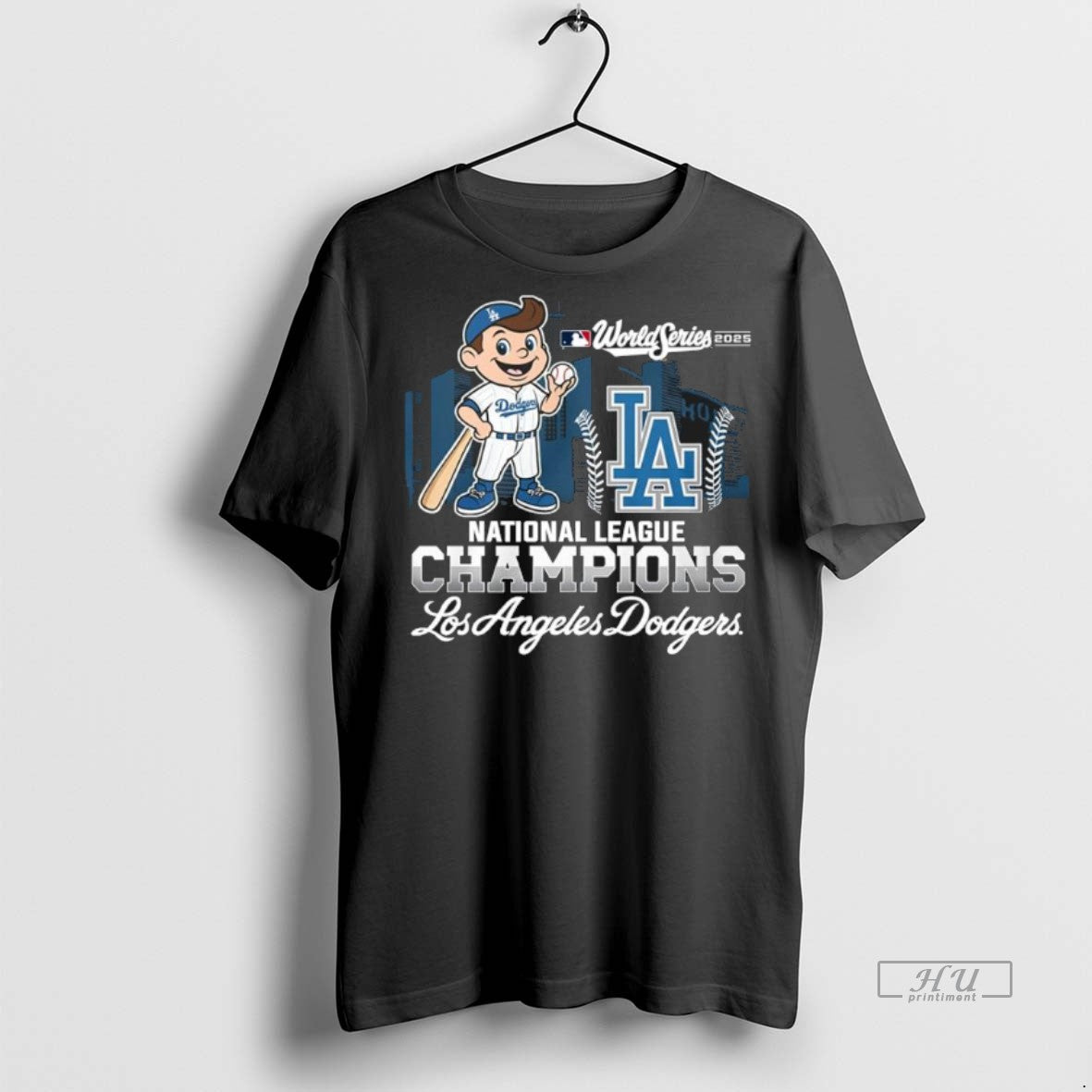 Limited Edition World Series 2025 Los Angeles Dodgers Mascot National League Champions Tee Shirt Sweater
