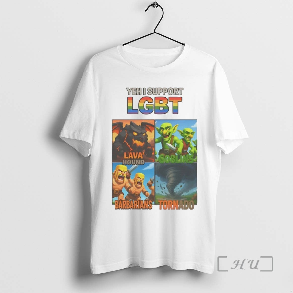 Limited Edition Yeh I Support Lgbt Lava Hound Goblins Barbarians Tornado Tee Shirt Sweater