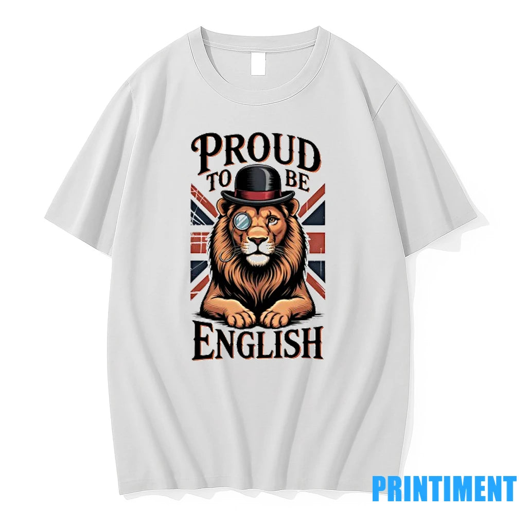 Lion Proud To Be English Tshirts Sweater