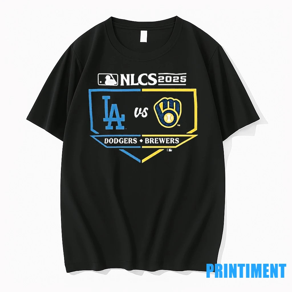 Los Angeles Dodgers Vs Milwaukee Brewers Nlcs 2025 Mlb Tshirts Sweater