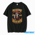 Mexicano Hasta Los Huesos Cowboy Skeleton Tshirts Sweater