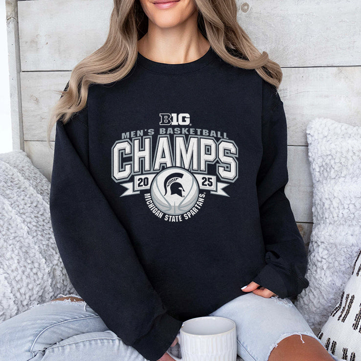 Michigan State Spartans Men’s Basketball Big Ten Champs 2025 T Shirt
