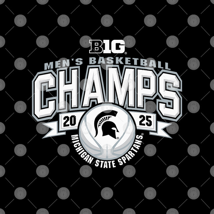 Michigan State Spartans Men’s Basketball Big Ten Champs 2025 T Shirt