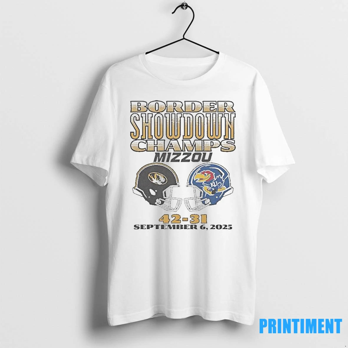 Missouri Football Border Showdown Champions 42 31 Ku Tshirts Sweater