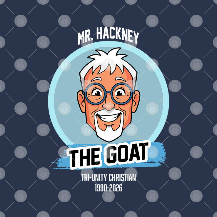 Mr. Hackney The Goat Tri-Unity Christian 1990 2026 Shirt