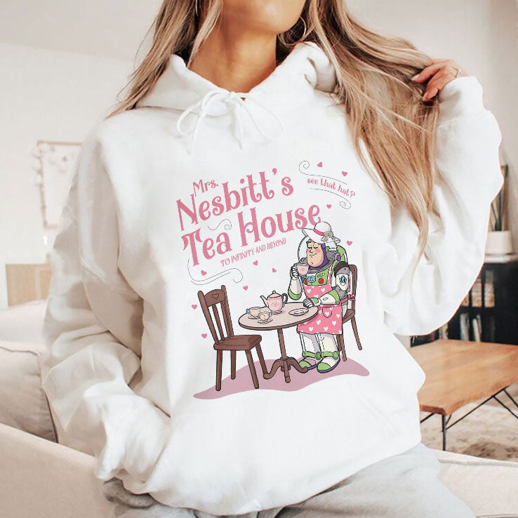 Mrs Nesbitt’s Tea House See That Hat To Infinity And Beyond T Shirt