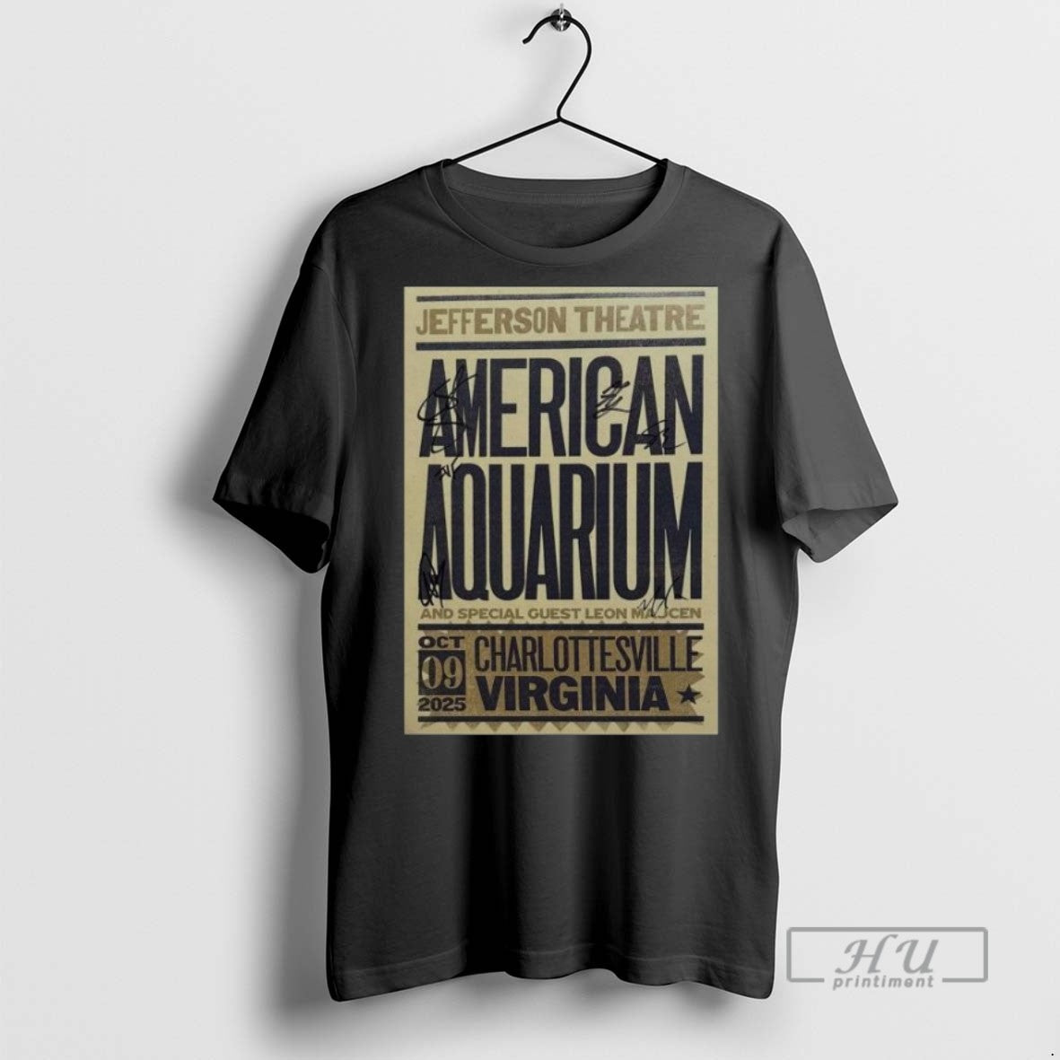 New American Aquarium Jefferson Theater Charlottesville October 9 2025 Long Sleve Tee Shirts Sweatshirt Hoodies