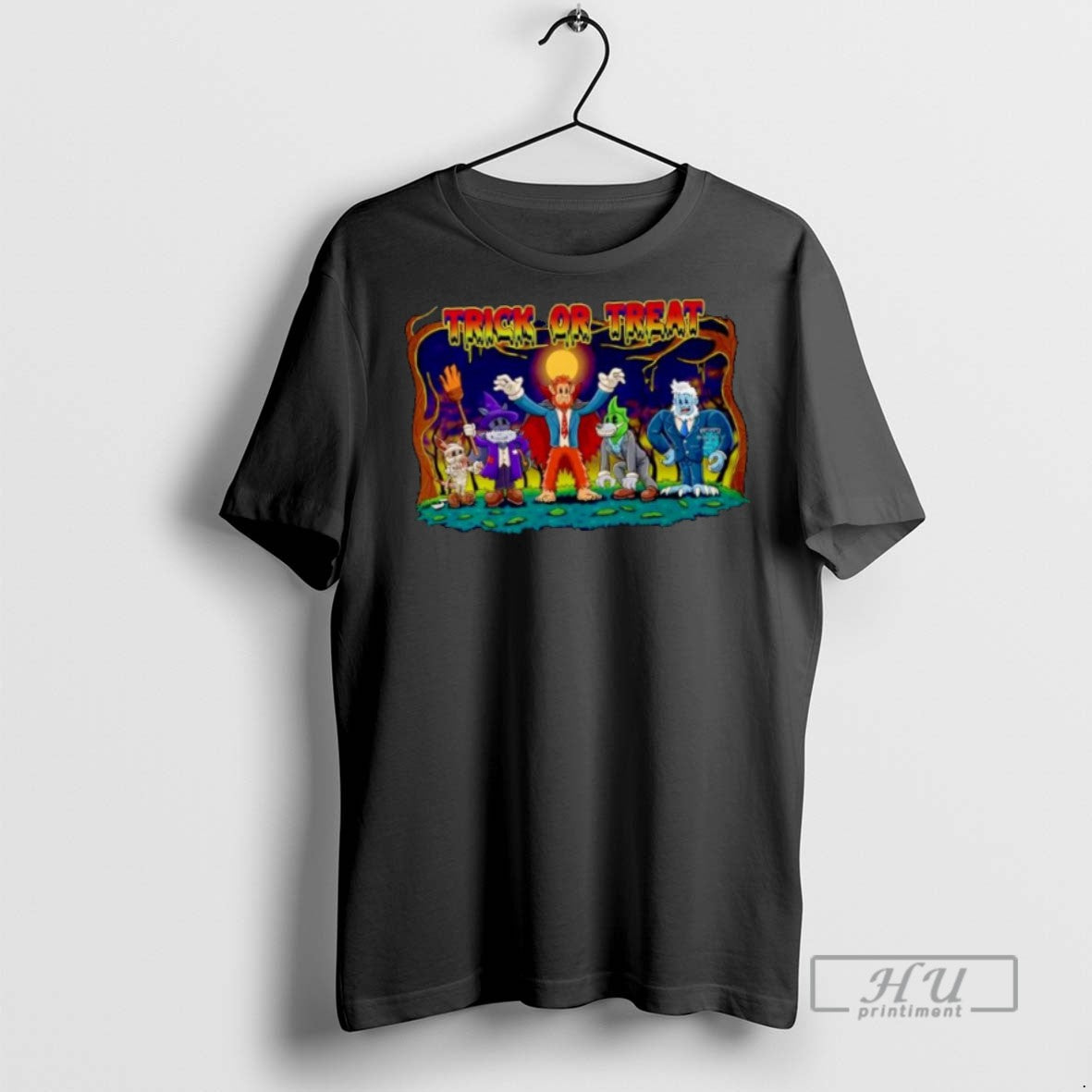 New Bennie And Crew Trick Or Treat Halloween Ornaments Tee Shirts Sweatshirt Hoodies