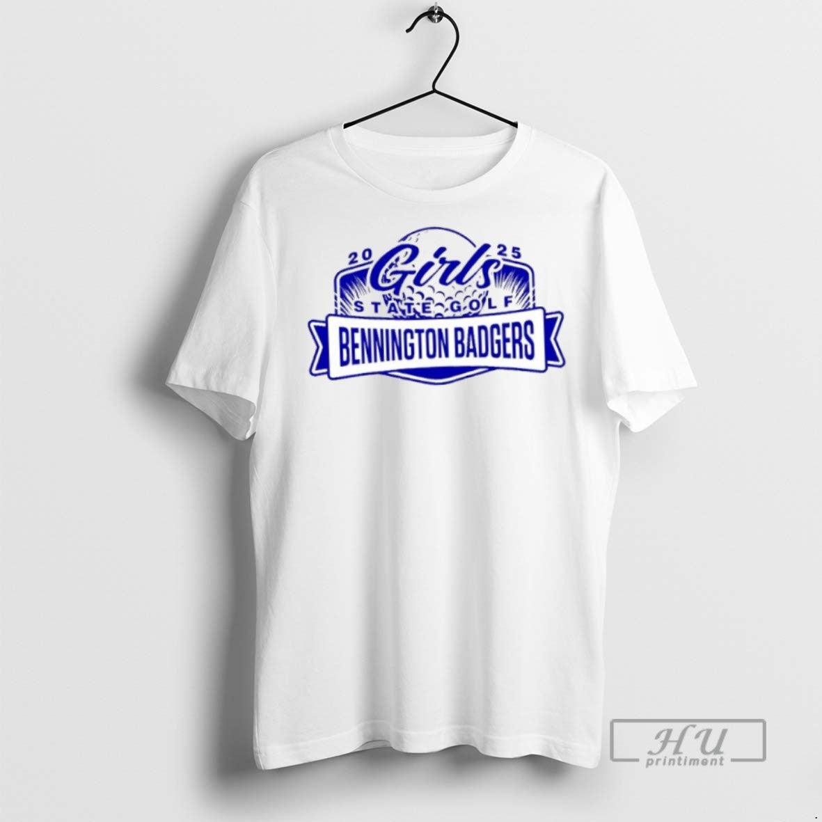 New Bennington Badgers 2025 Girls State Golf Logo Ornaments Tee Shirts Sweatshirt Hoodies