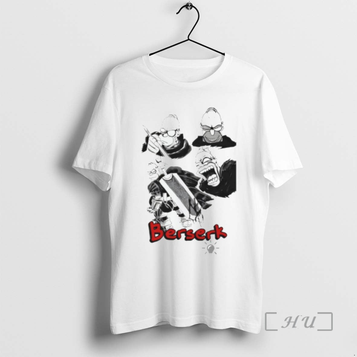 New Berserk Guts Homer Simpson Meme Tee Sweater