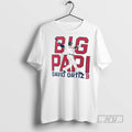 New Big Papi David Ortiz Boston Red Sox Cooperstown Player Tee Shirts Sweatshirt Hoodies