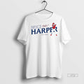 New Bryce Harper Philadelphia Phillies Mlb Slash Line Signature Painting Graphic Tee Shirt Sweater
