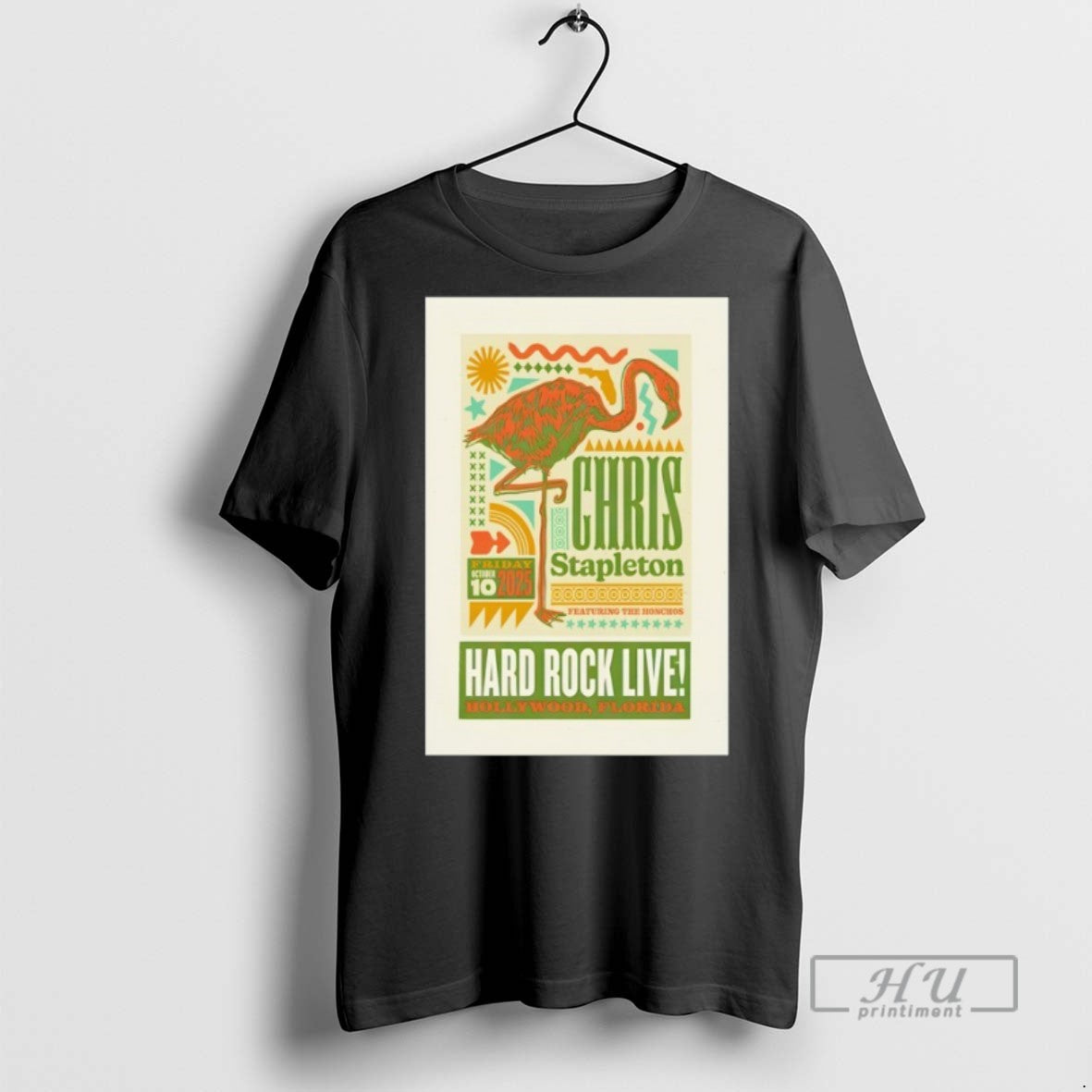 New Chris Stapleton Tour Hollywood Fl Usa 2025 Tee Shirts Sweatshirt Hoodies