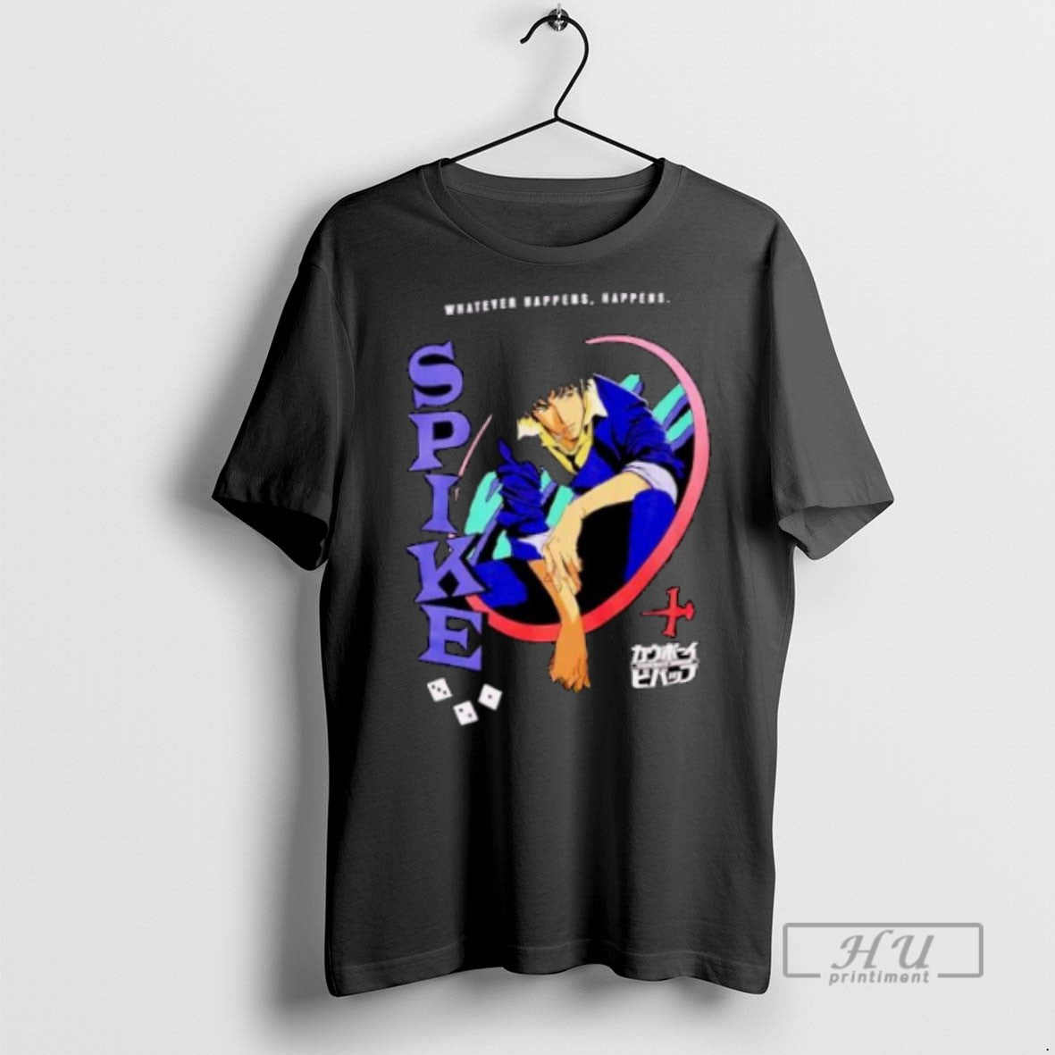 New Cowboy Bebop Spike Dice Portrait Ornaments Tee Shirts Sweatshirt Hoodies