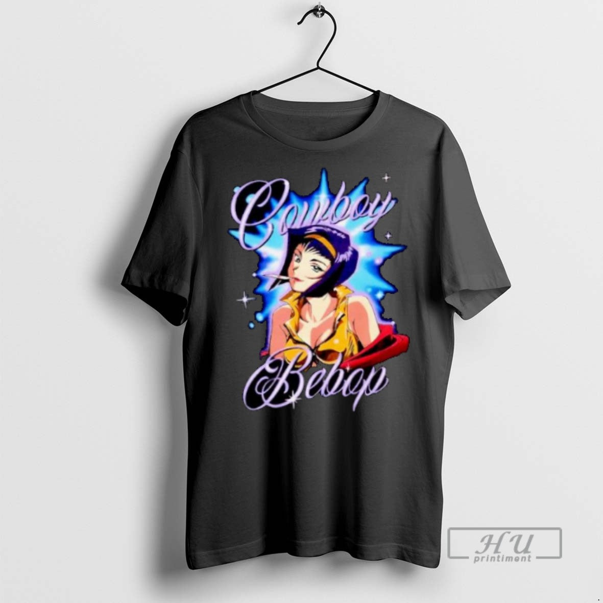 New Cowboy Bebop Faye Airbrush Portrait Ornaments Tee Shirts Sweatshirt Hoodies
