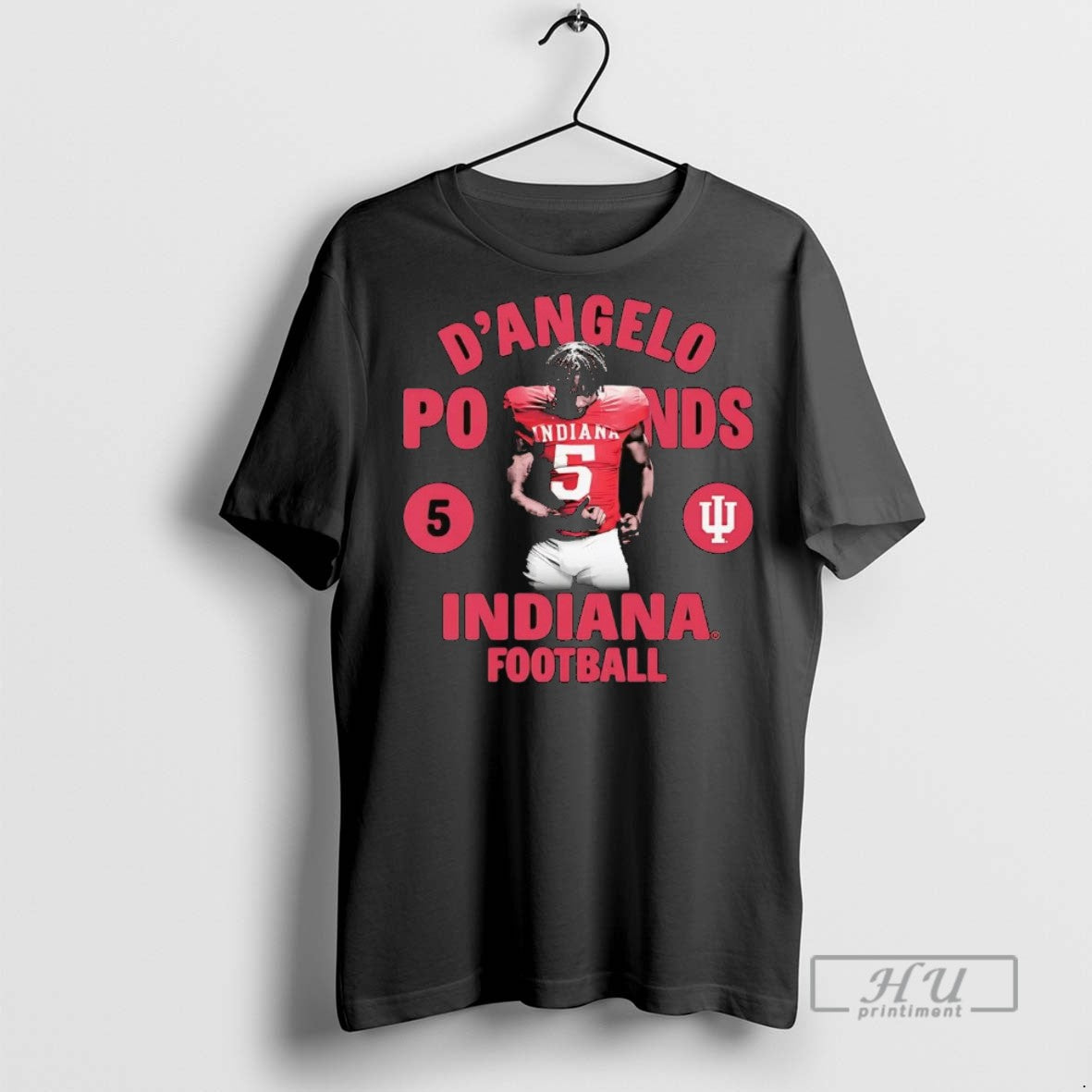 New Dangelo Ponds Illustrated Indiana Football Tee Shirts Sweatshirt Hoodies