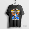 New Detroit Lions God First Family Second Then Lions Football 2025 Graphic Tee Shirt Sweater