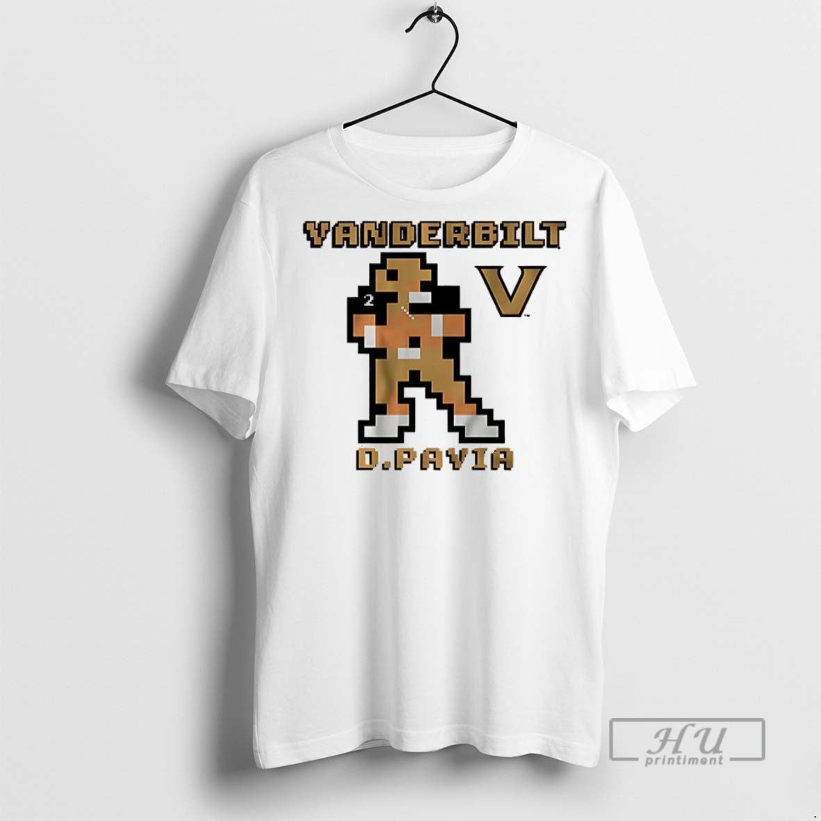 New Diego Pavia Vanderbilt Commodores Football Retro Baller 8 Bit Style Tee Shirts Sweatshirt Hoodies