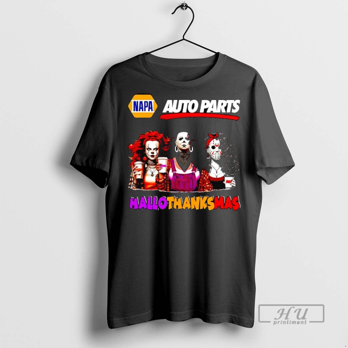 New Horror Girls Auto Parts Hallothanksmas Tee Shirts Sweatshirt Hoodies