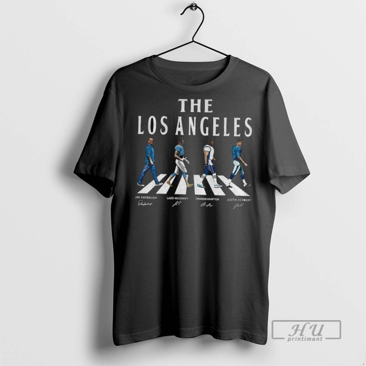 New Jim Harbaugh Ladd Mcconkey Omarion Hampton And Justin Herbert The Los Angeles Chargers Abbey