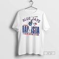 New Jose Bautista Toronto Blue Jays Cooperstown Player Tee Shirts Sweatshirt Hoodies