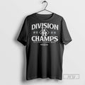 New Los Angeles Dodgers 2025 Mlb Nl West Division Champions Postseason 2025 Tee Shirts