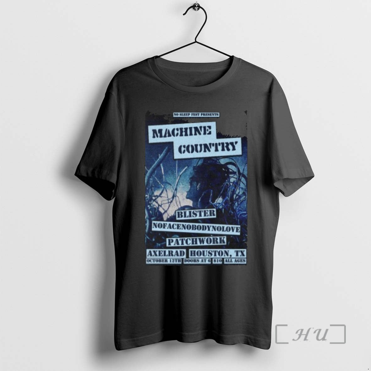 New Machine Country October 12 2025 Houston Texas Tee Sweater