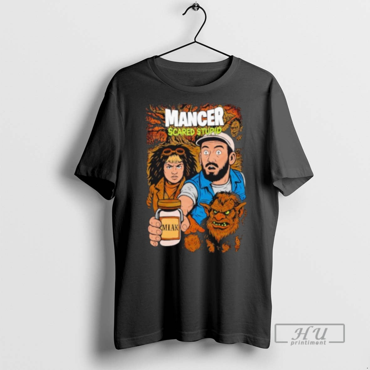 New Mancer Scared Stupid Tee Shirts Sweatshirt Hoodies