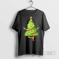 New Meditating Christmas Tree Tee Shirts Sweatshirt Hoodies