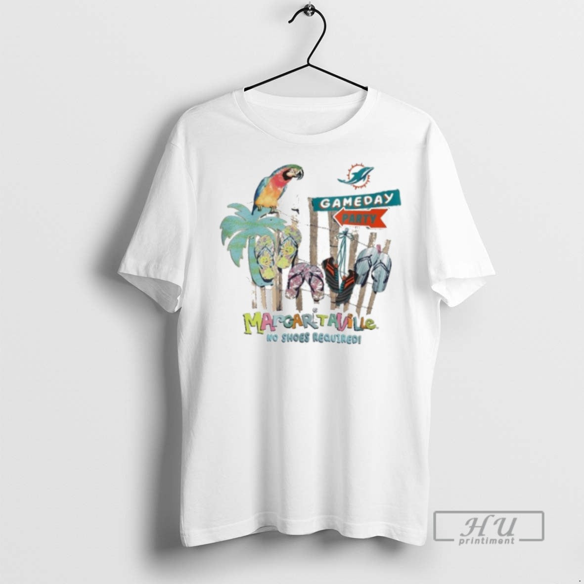 New Miami Dolphins Gameday Party Margaritaville No Shoes Required Tee Shirts Sweatshirt Hoodies