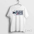 New Michigan Wolverines Block Cancer Tee Sweater