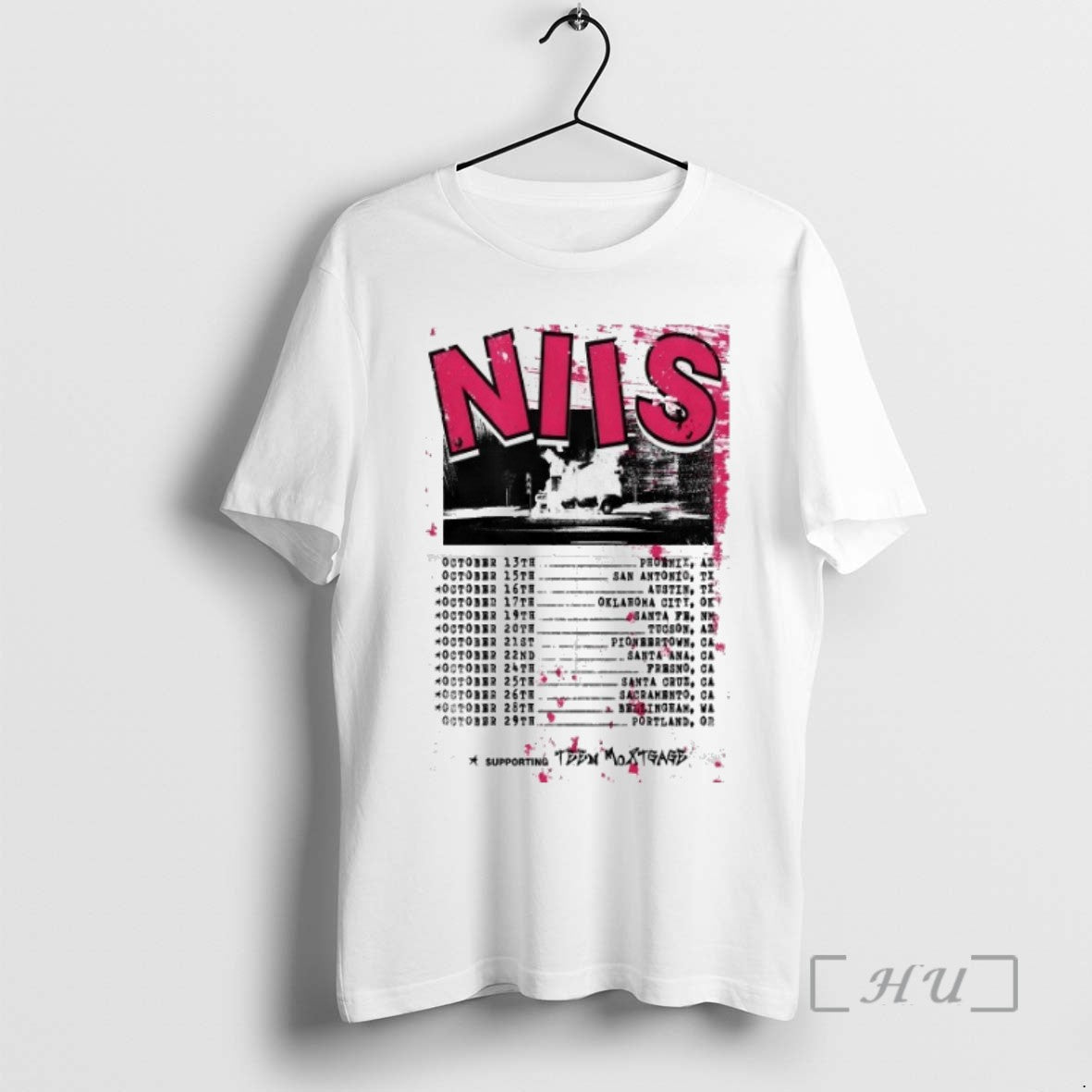 New Niis October 2025 Tour Shows Tee Sweater