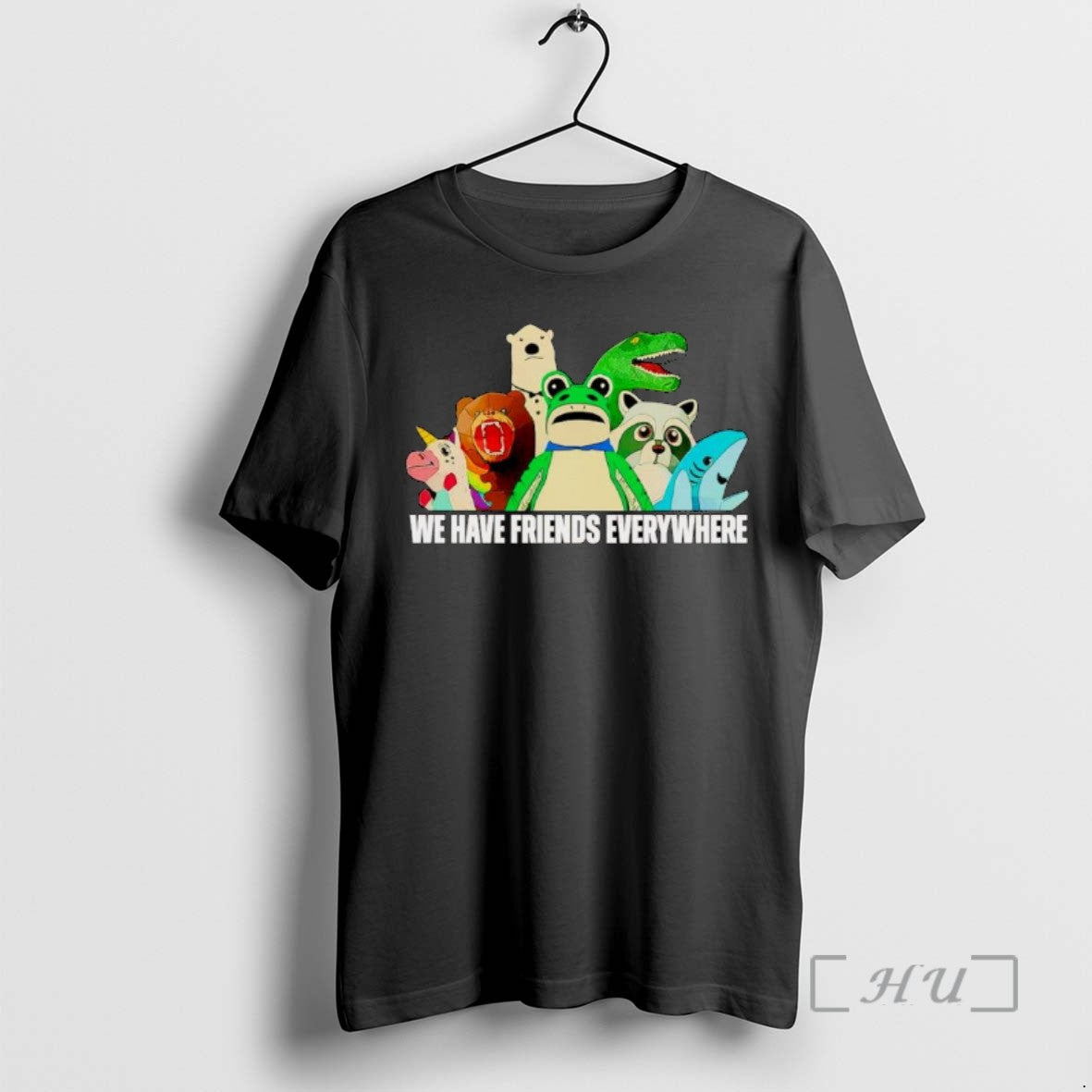 New Portland Frog We Have Friends Everywhere Ornaments Tee Sweater