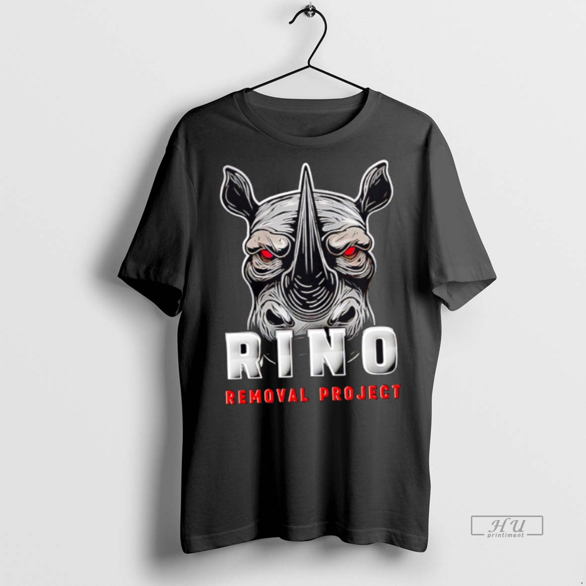 New Rino Removal Project Logo Graphic Tee Shirt Sweater