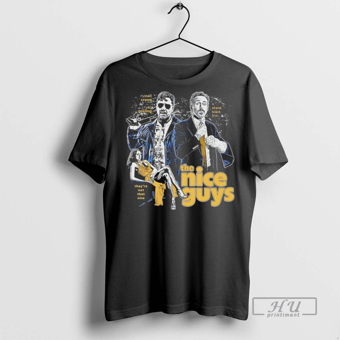 New The Nice Guys Russell Crowe Ryan Gosling A Shane Black Film Tee Shirts