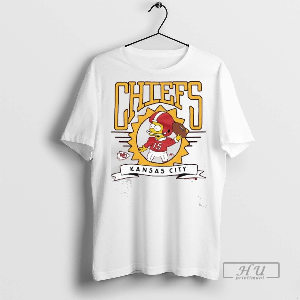 New The Simpsons Red Kansas City Chiefs Tee Shirts Sweatshirt Hoodies