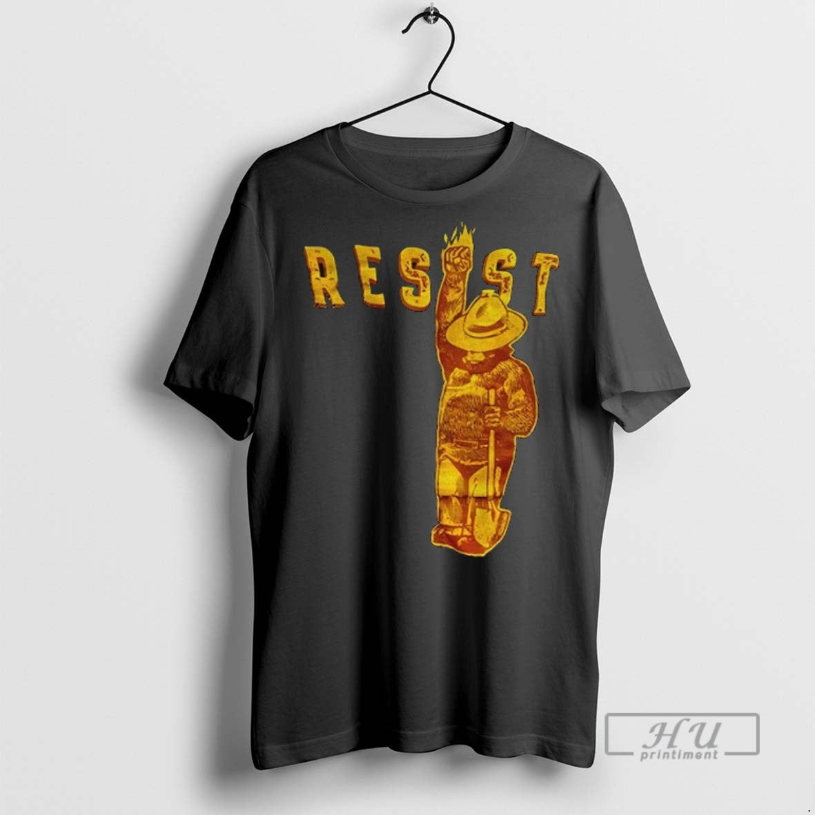 New The Smokey Bear Resist Anti Trump Political Tee Shirts Sweatshirt Hoodies